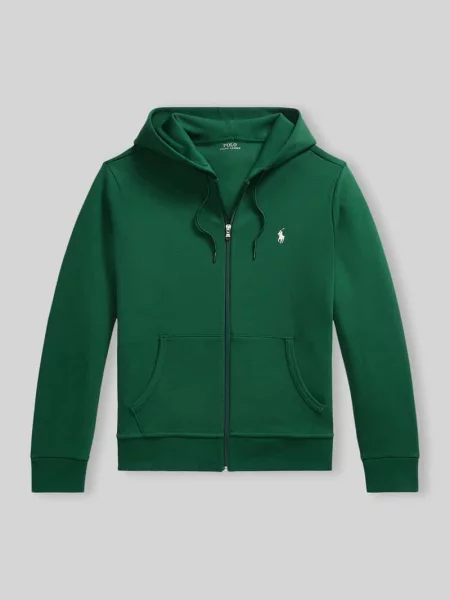 Bluza rozpinana o kroju regular fit z mieszanki bawełny Polo Ralph Lauren zielona