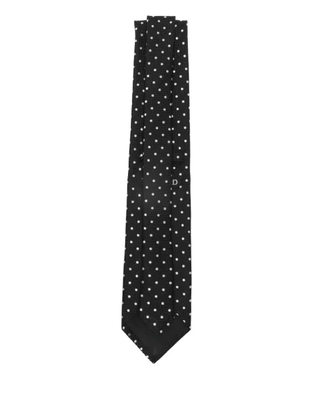 Cravată Tom Ford cu buline negru