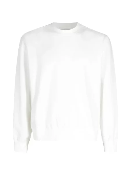 Hanorac crewneck Circolo 1901 cu decolteu rotund alb