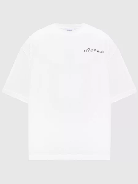 Футболка Type Arrow Off-white біла