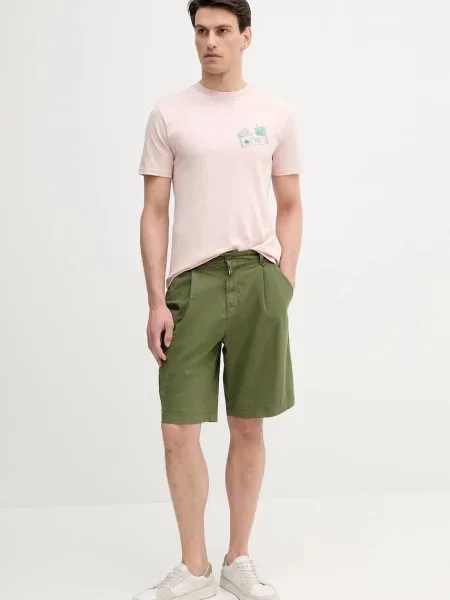 Шорти United Colors of Benetton коричневий