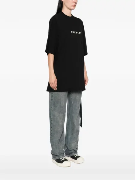 Μπλούζα Rick Owens Drkshdw με σχέδιο μαύρο