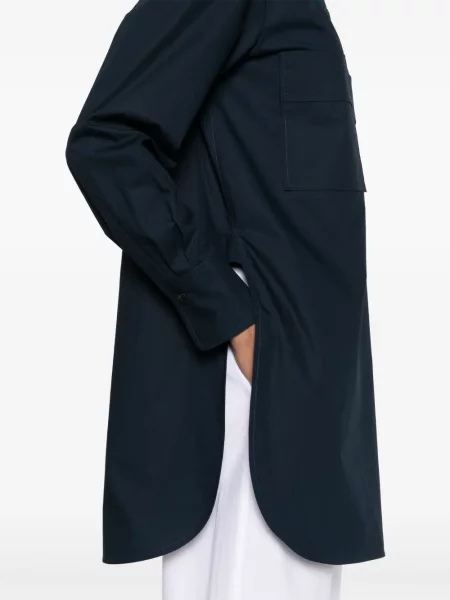Košulja Modes Garments puplin prorez plava