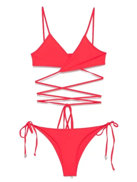 Bikini The Attico roșu