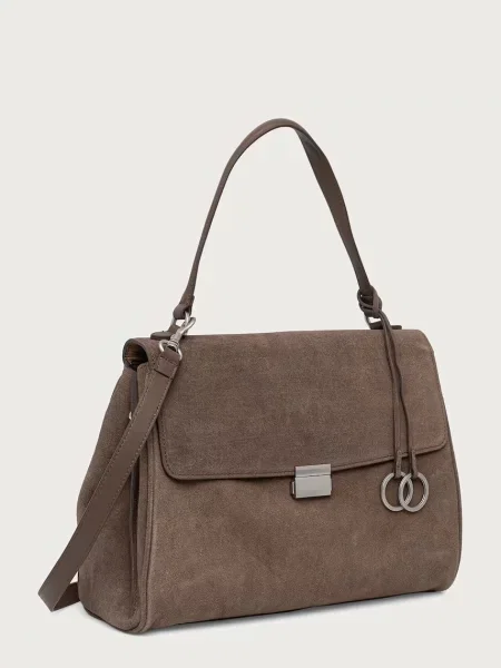 Geantă shopper Marc O'polo din piele bej
