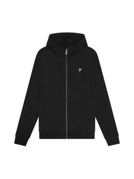 Bluza z kapturem Lyle & Scott z kapturem czarna