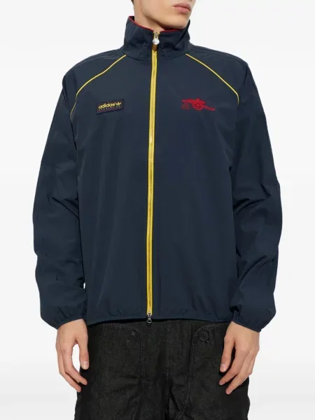 Sală de gimnastică top Adidas cu autograf cu dungi negru