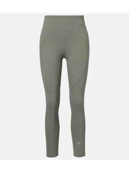 Legginsy Adidas By Stella Mccartney zielone