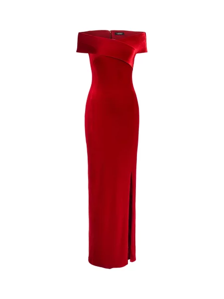 Lauren Ralph Lauren Rochie de seară LUXE sângeriu