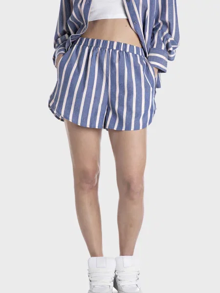 Смугасті шорти Replay сині