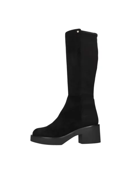 Kozaki Stuart Weitzman skórzane czarne