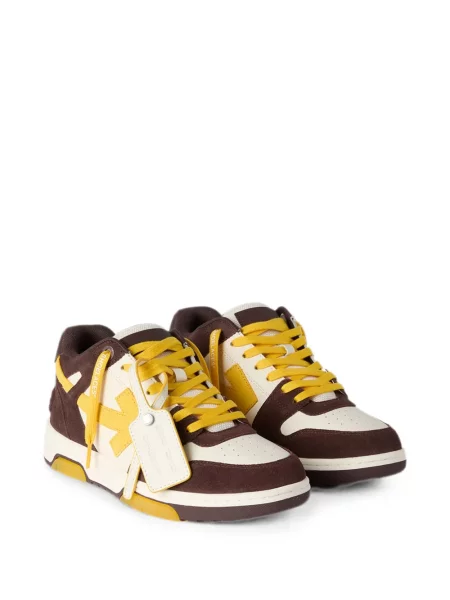 Sneakerși Off-white business alb