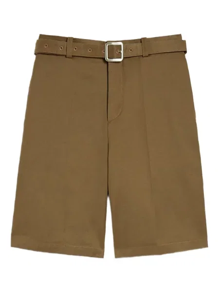 Pantaloni scurți Jil Sander maro