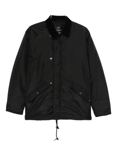 Geacă Alpha Industries de catifea cord negru