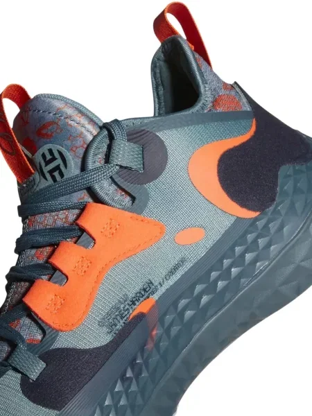 Бягане топ Adidas на цветя сиво