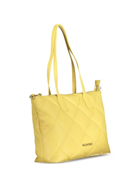 Steppelt shopper táska Mario Valentino autogrammal sárga