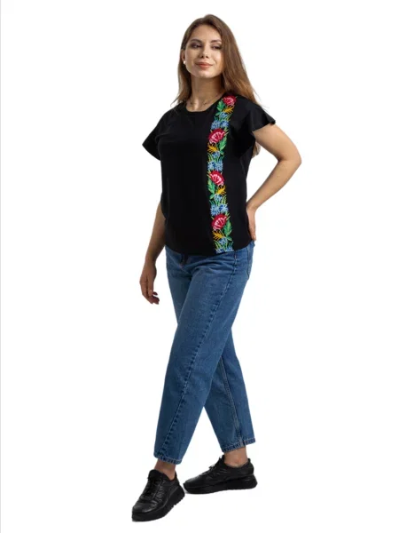 Вишита сорочка Folk Moda чорний