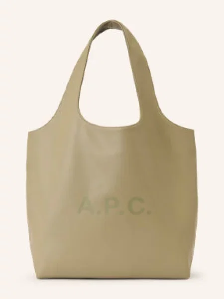 Shopper kabelka A.p.c. zelená