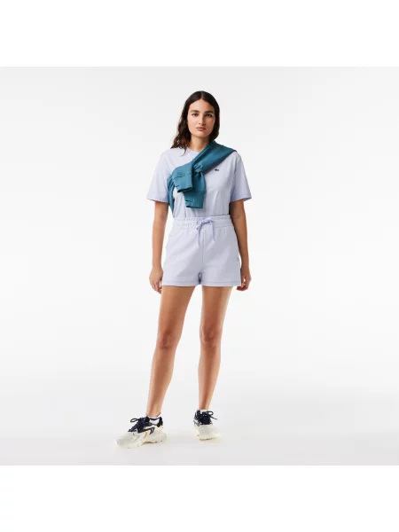 Lacoste Gładkie Szorty Lacoste niebieskie