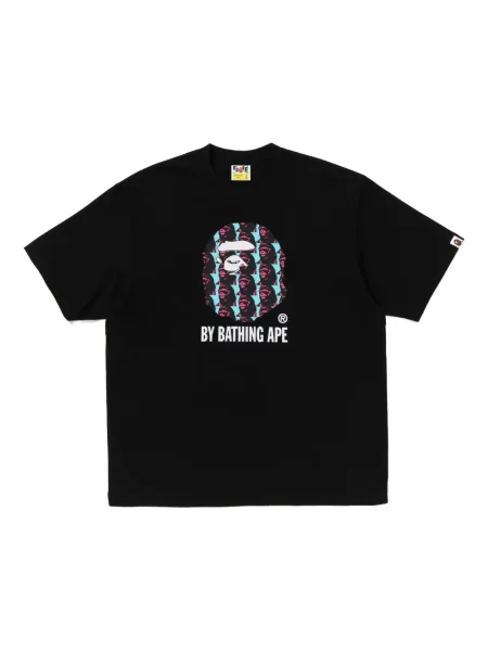 Tricou A Bathing Ape® cu imagine negru