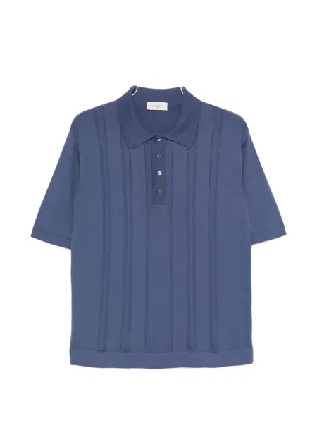 Polo Piacenza Cashmere din cașmir albastru
