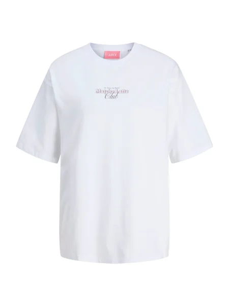 JJXX Tricou JXLATTE galben / roz / negru alb