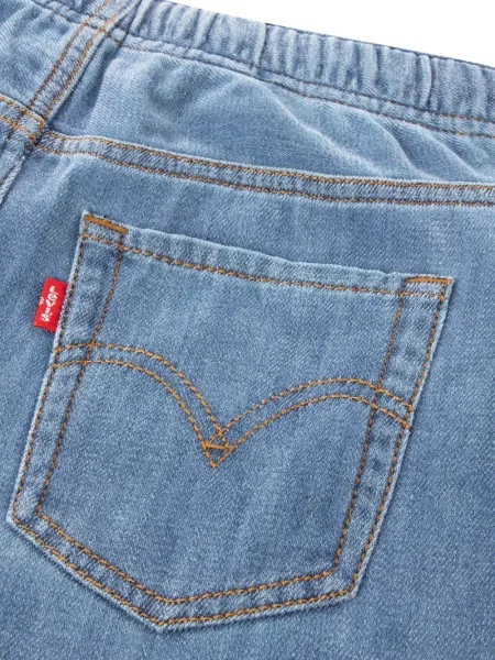 Szerokie jeansy dziecięce Levi's niebieskie
