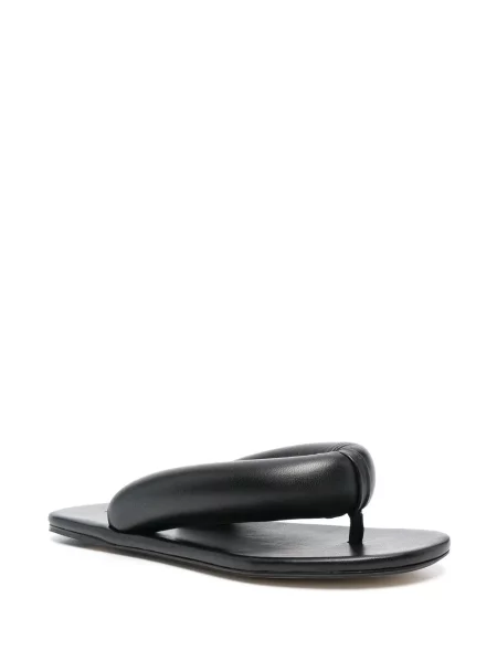 Chiloți Staud din piele slip-on negru