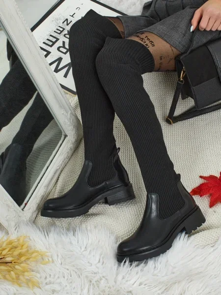 Botine Resti negru