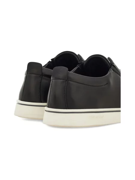 Sneakersy Ferragamo skórzane wsuwane czarne