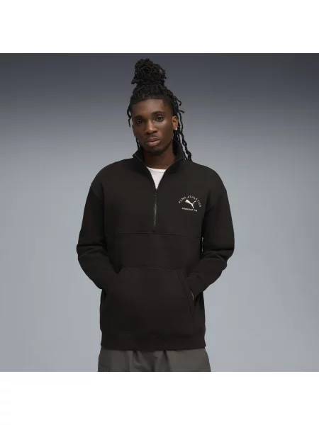 Sweter PUMA Class z zamkiem Odzież S czarny