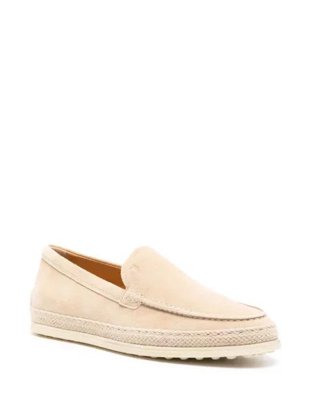 Zomšinės slip on loaferiai Tod's ruda