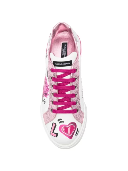 Gyerek sneaker Dolce & Gabbana Portofino fehér