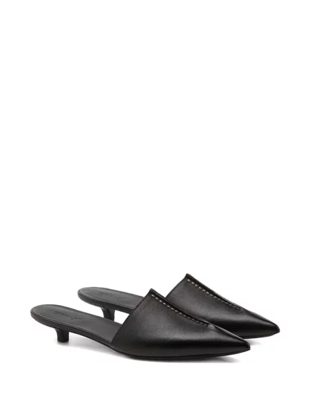 Papuci tip mules Marsell negru