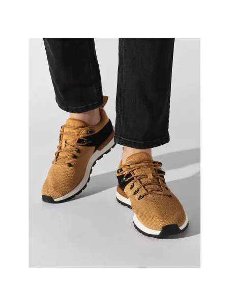 Трикотажные кроссовки Timberland коричневые