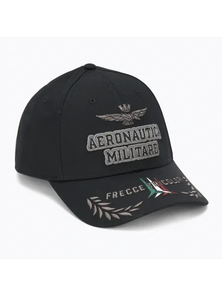 Шапка Aeronautica Militare jet black чорна