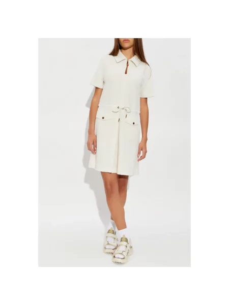 Sukienka Moncler beżowa
