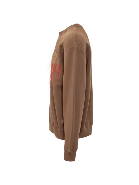 Hanorac Jw Anderson cu broderie maro