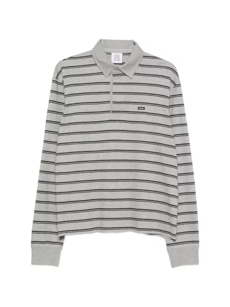 Lung tricou polo Vetements gri