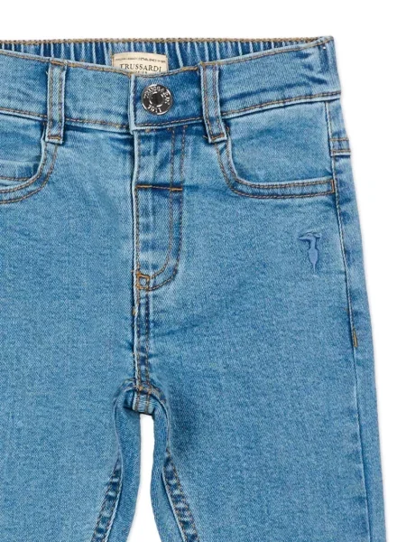 Jeansy dziecięce Trussardi niebieskie