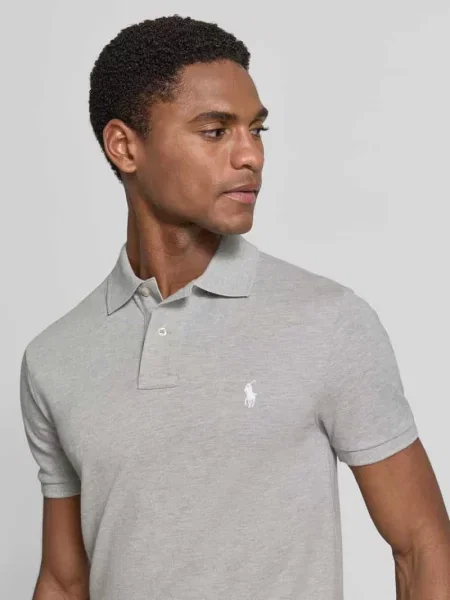 Koszulka polo o kroju slim fit z czystej bawełny Polo Ralph Lauren