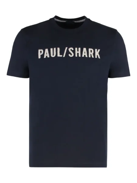 Tricou Paul & Shark cu imagine albastru