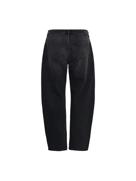 Szerokie jeansy My Essential Wardrobe retro czarne