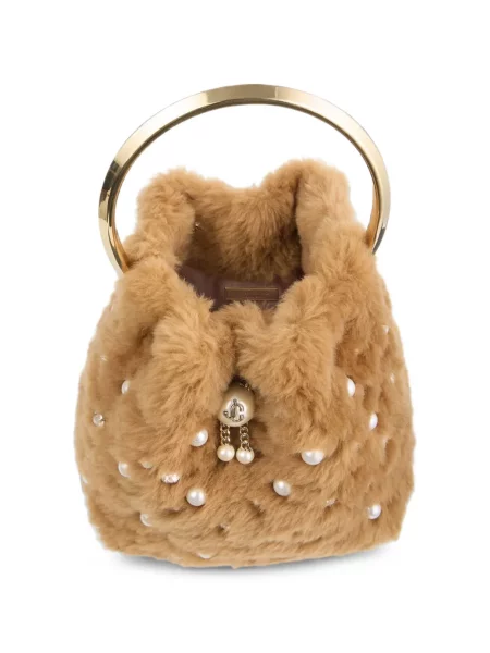 Geantă Jimmy Choo maro