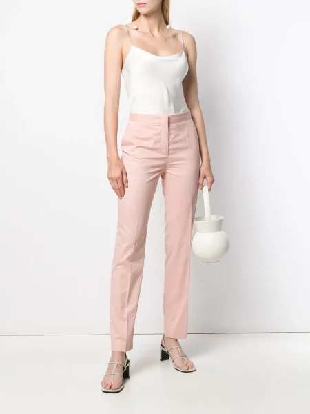 Pantaloni Alberta Ferretti roz