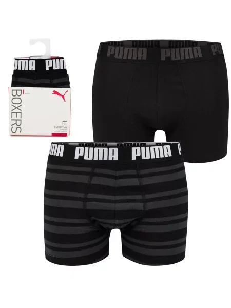 Bokserki majtki 2 PARY PUMA BASIC BOXER 2P czarne