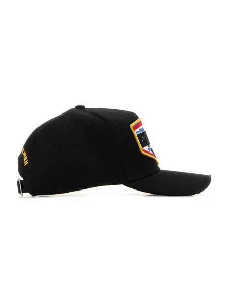 Czapka z daszkiem Dsquared2 czarna