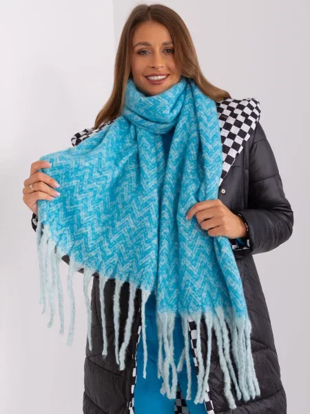 Fular Fashionhunters albastru
