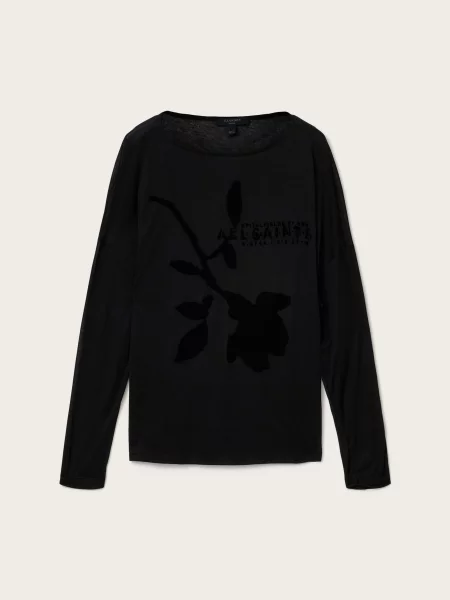 Лонгслив All Saints черный
