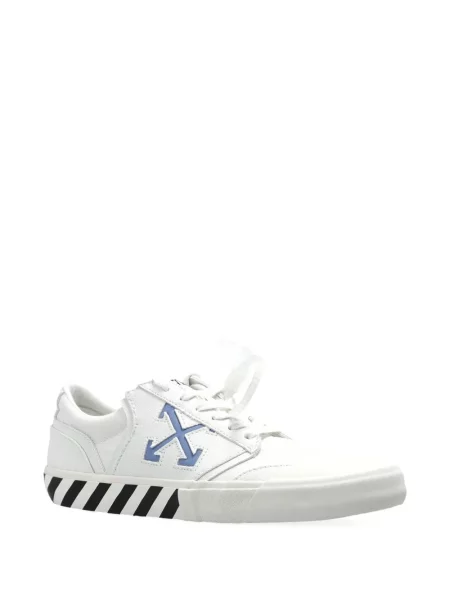 Sneakerși Off-white cu dungi alb